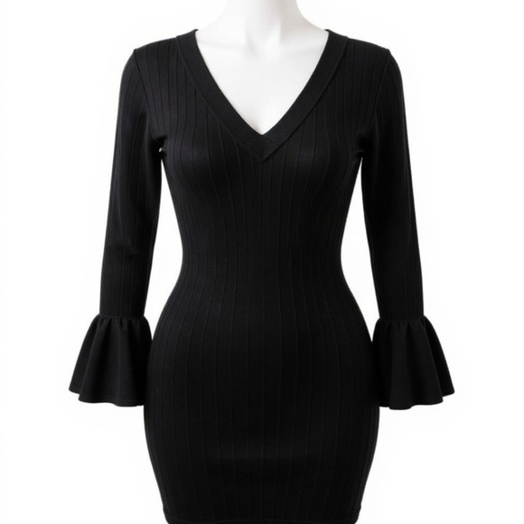 Women’s New York & Company Black Dress   - Picture 11 of 15